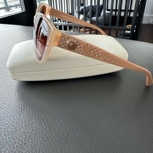 Vintage Versace beige sunglasses